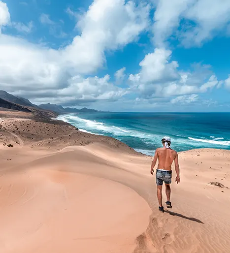 Actividades en Fuerteventura senderismo por el Cofete